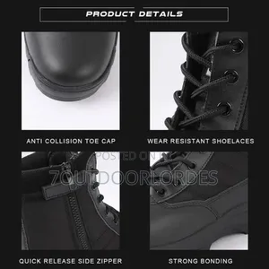 Swat Combat Boots Black