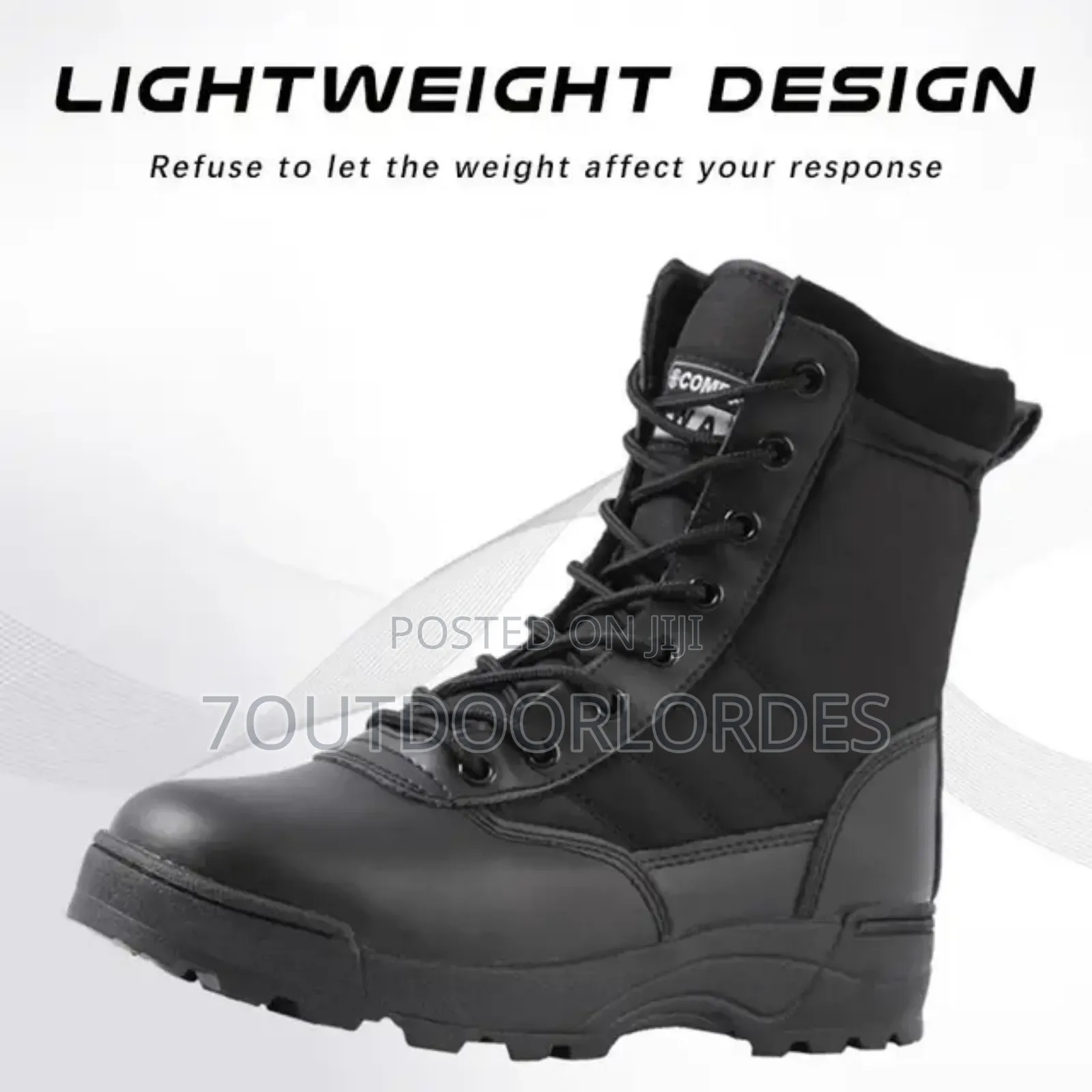 Swat Combat Boots Black