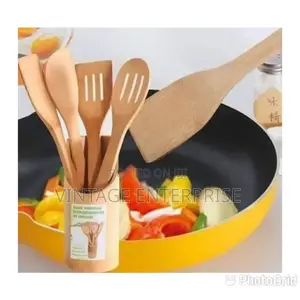 Bamboo Cooking Spoons Set 5pcs