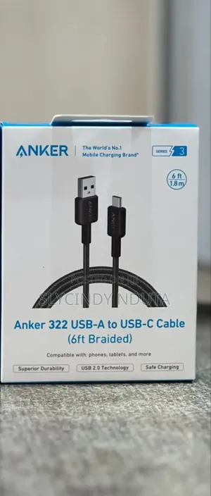 Anker 322 USB-A to USB-C Cable(6ft Braided)