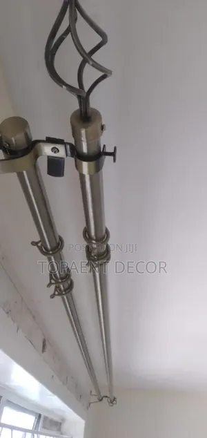 Double 3m Imported Green Curtain Rod