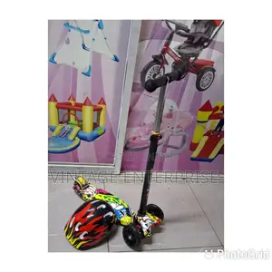 Scooter With Helmet
