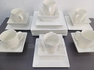 24pieces Ceramic Square Dinner Set