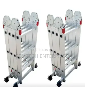 4×3 Step Aluminum Foldable Ladder