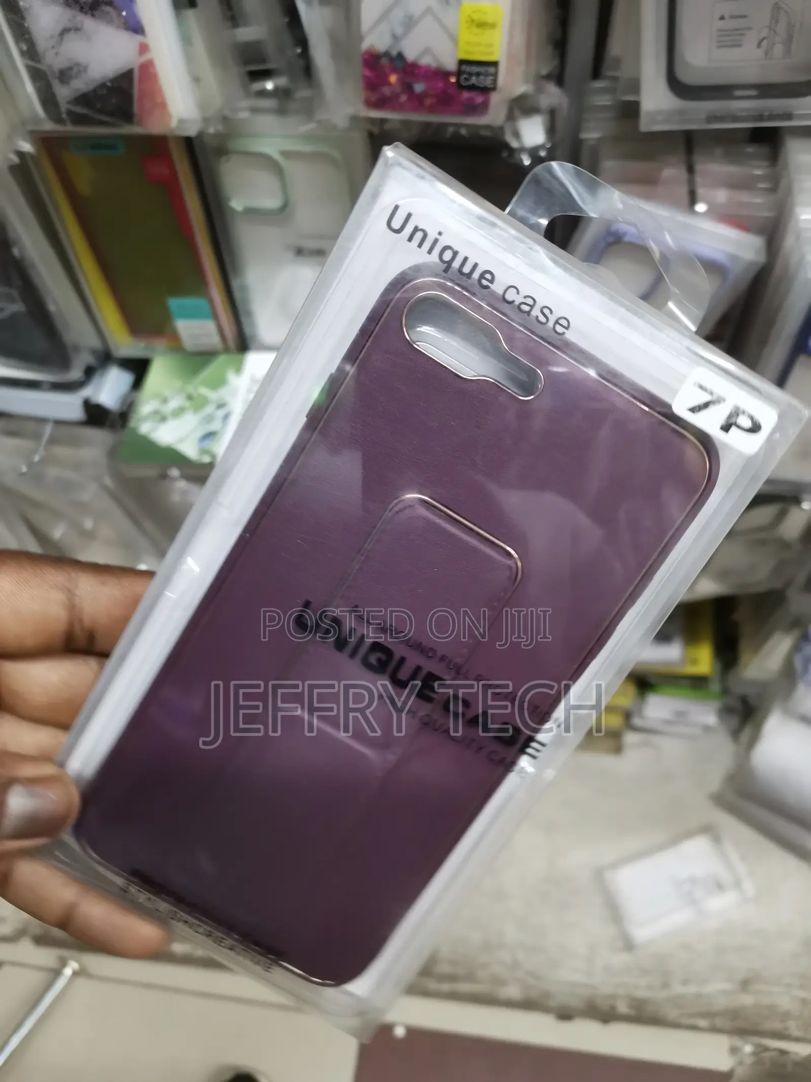 Maroon 7pleather Wrist Strap Case With Stand