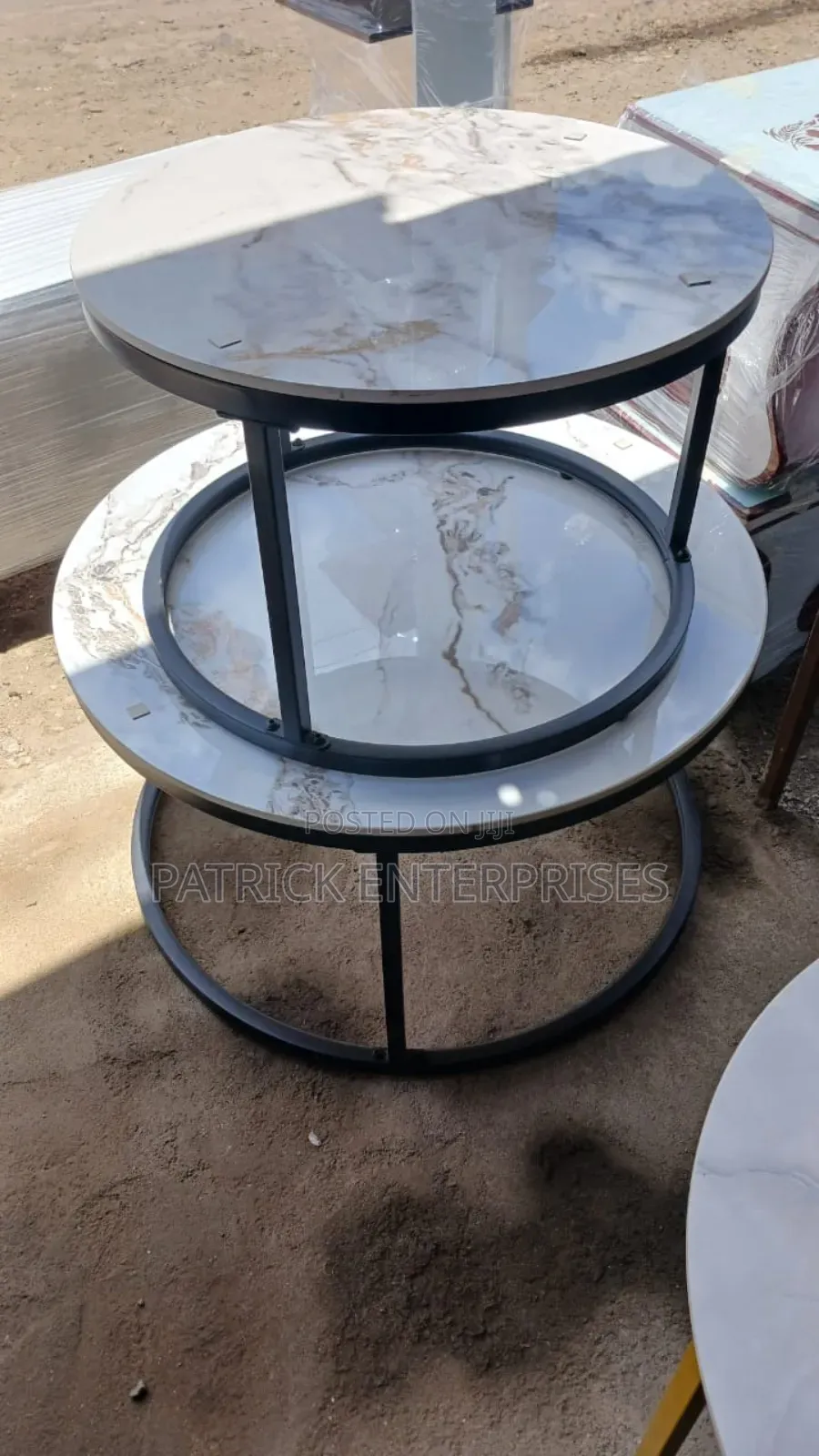 Modern Marble Nesting Coffee Table