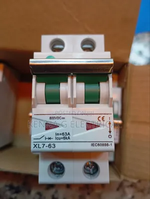 Dc MCB 63A Amp 2pole 800vdc 6ka