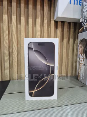 New Apple iPhone 16 Pro 256 GB Black