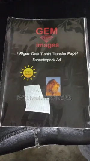 Dark T-Shirt Heat Transfer Paper A4