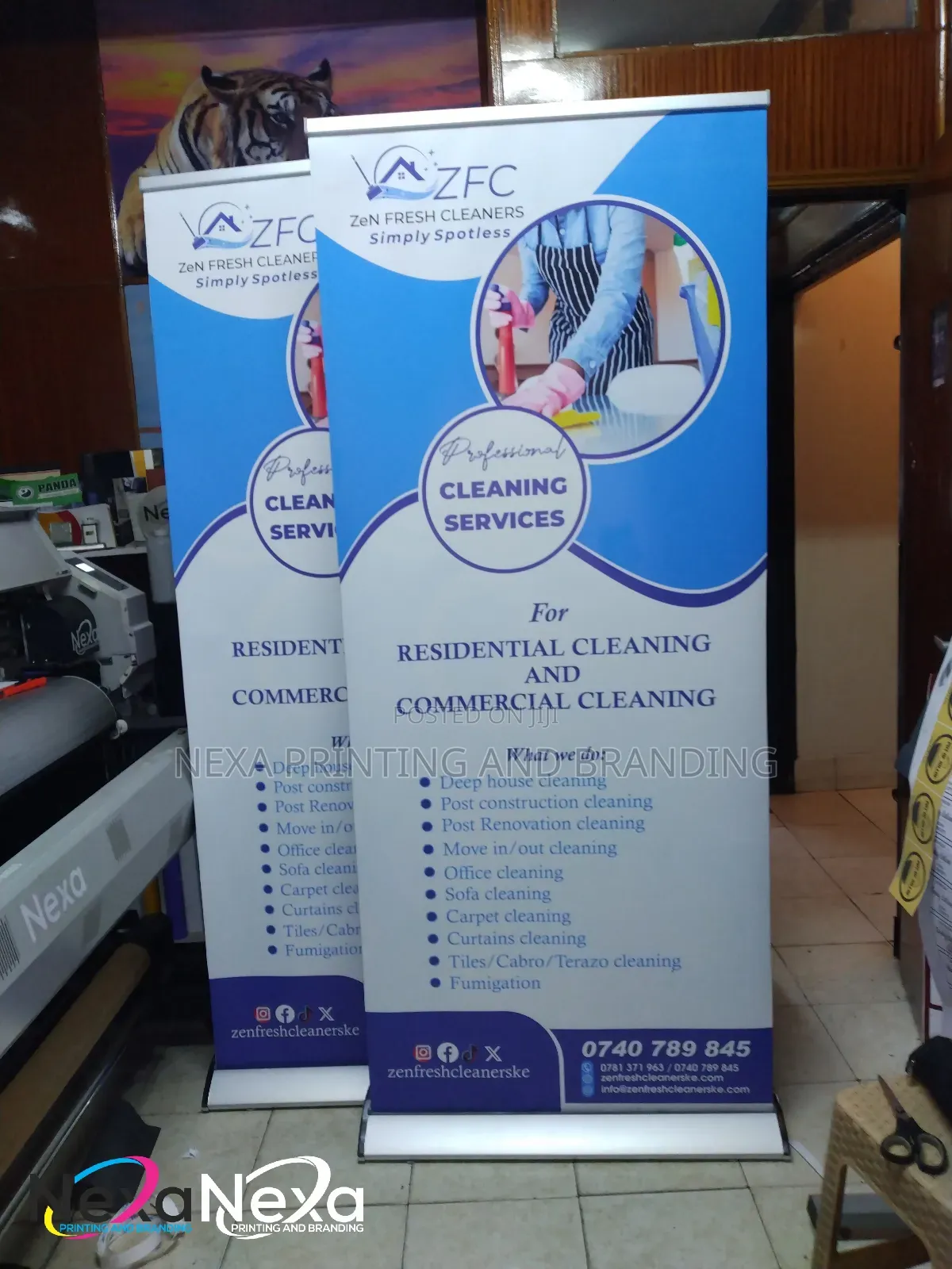 Banner Roll-Up Aluminium Broadbase