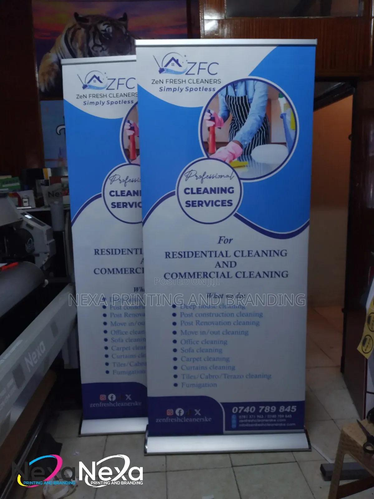 Banner Roll-Up Aluminium Broadbase