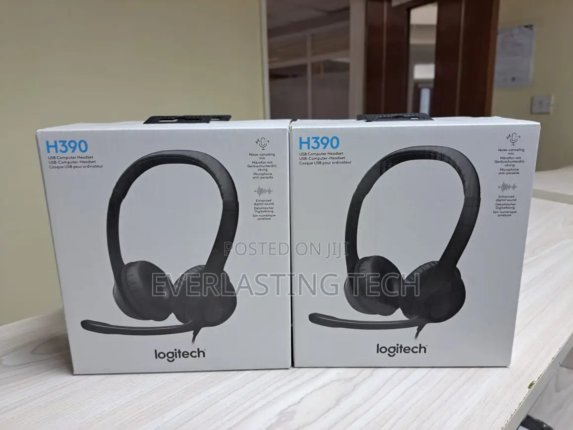 Logitech USB Headset H390 With Noise Cancelling Mic