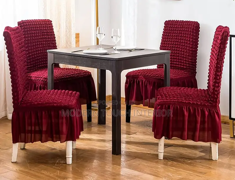 Maroon Dinning Covers ( 4 PCS )