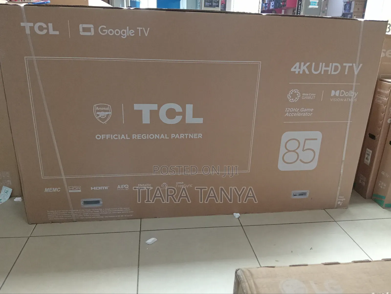 TCL 85" Smart Uhd Google Led Tv