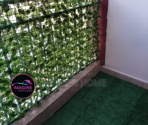 Green Long Artificial Fence