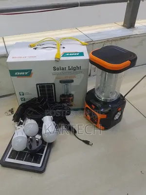 DAT Solar Light AT-9016B With Radio and 3 Bulbs