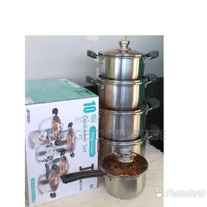 10pc Jp Stainless Steel Cookware