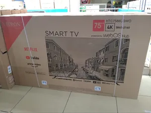 Vitron 75" UHD Frameless Smart TV, DVB-T2+SMART,