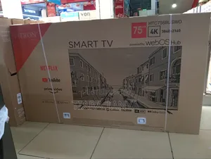 Vitron 75" UHD Frameless Smart TV, DVB-T2+SMART,