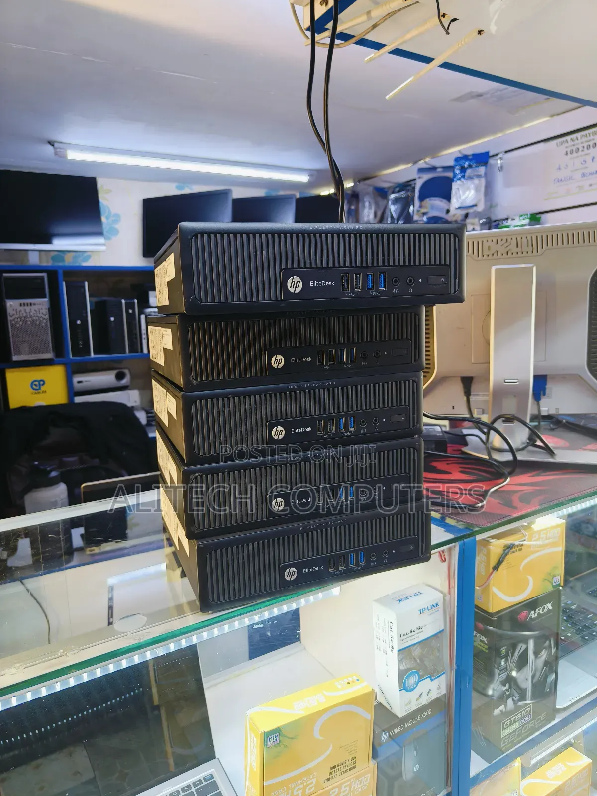 Desktop Computer HP EliteDesk 800 4GB Intel Core i3 HDD 500GB
