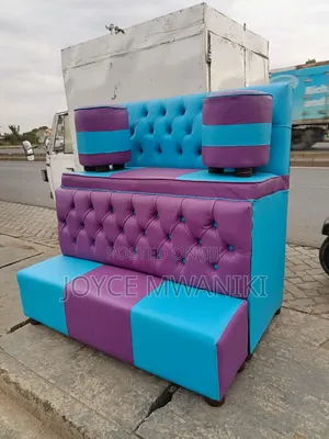 Pedicure 2 Seater, Purple and Blue 