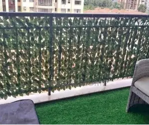 Artificial Light/Dark Green Fence
