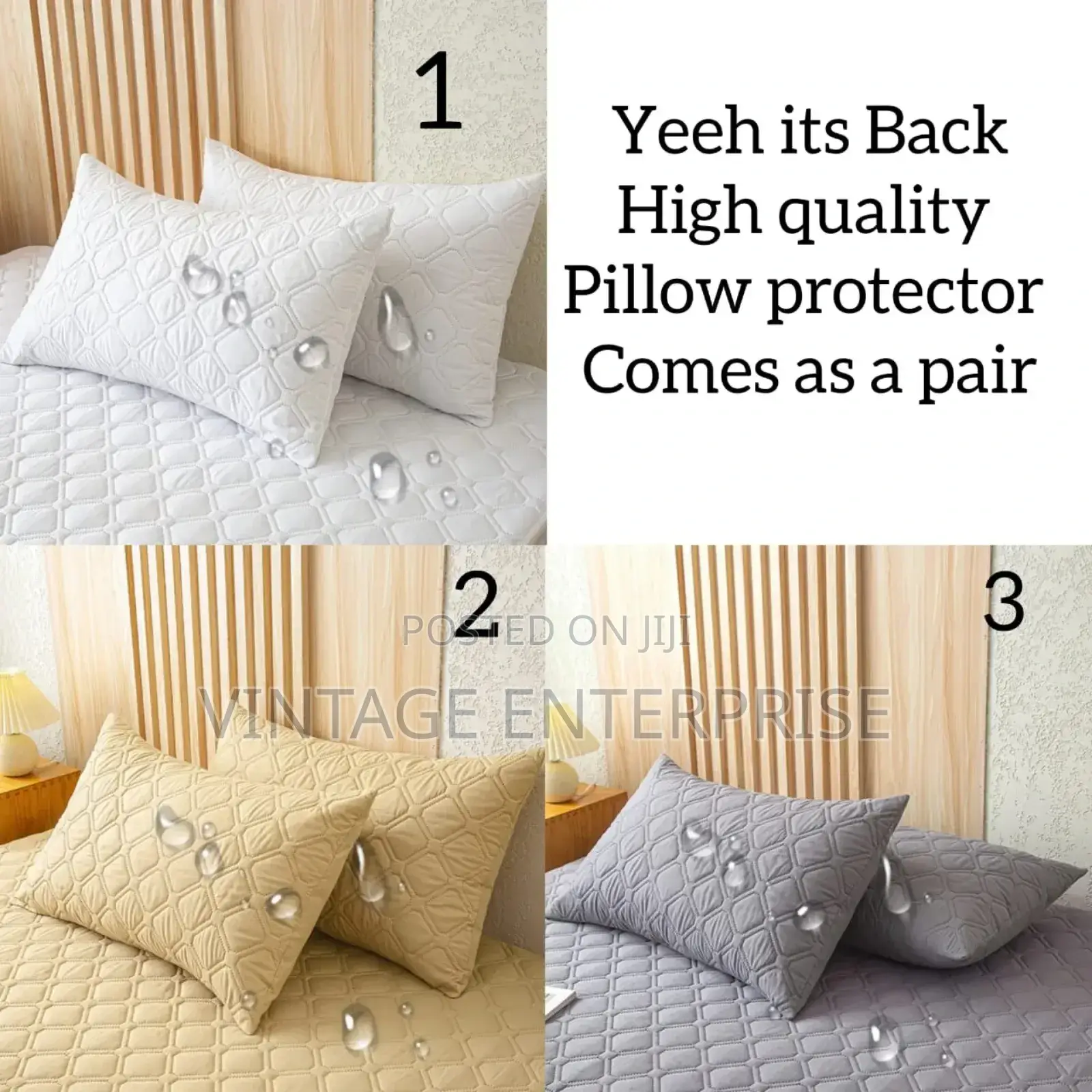 Pillow Protector Waterproof , 50by70cm