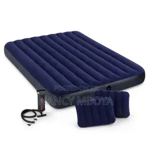 Intex Air Mattress 5x6 With 2 Pillows And Free Manual Pump