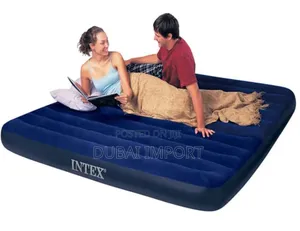 Intex Air Mattress 5x6 With 2 Pillows and Free Manual Pump