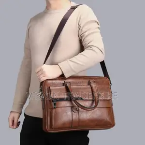Jeep Buluo Double Pocket Laptop Bags - Golden Size 38*27 Cm