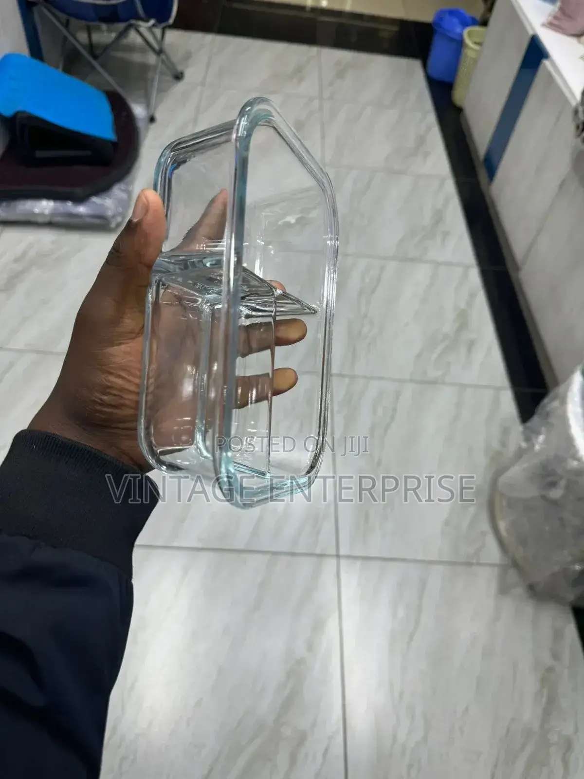 Grid Glass Lunch Box, Lunch Box