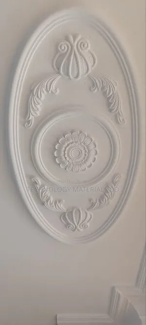 Gypsum Ceiling Medallions for Highlighting Chandeliers.