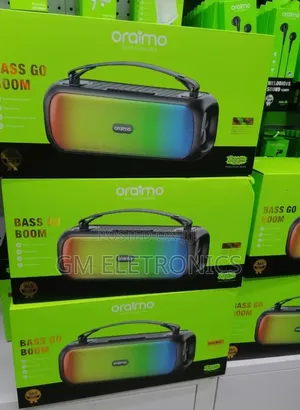 High Quality Oraimo Stereo Bluetooth Speaker (Black)