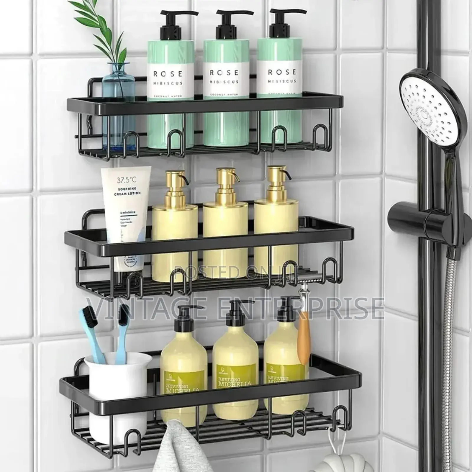 5pcs Set Shower Candy Shelf