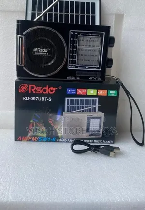 RS097 Solar Rechargeable Radio