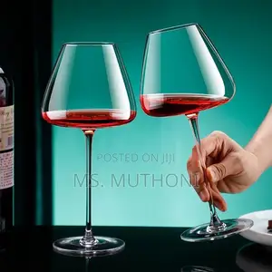 High Quality 2pc Large Capacity Crystal Wine Glasses – 600ml