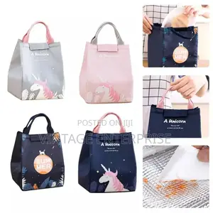 Cartoon Cooler Lunch Bag for Picnic Kids Women Travel