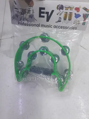 Plastic Tambourine (Green Color)