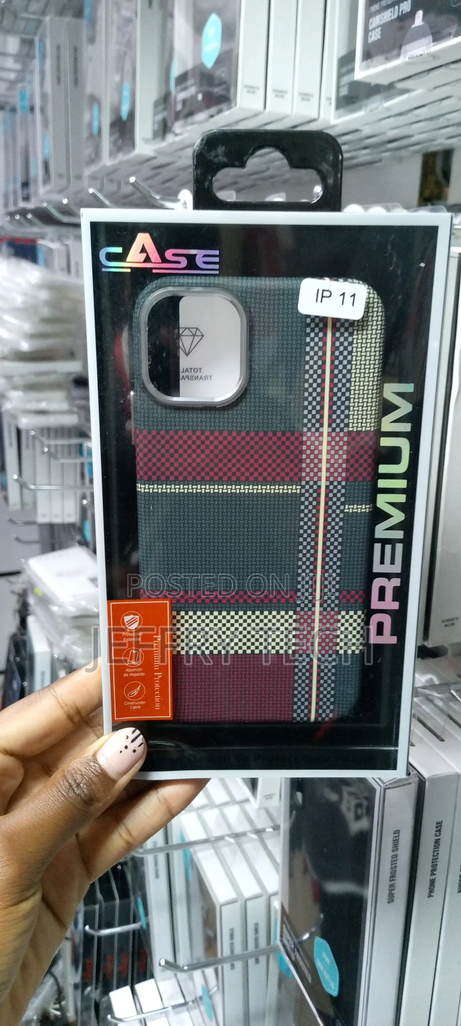 Printed Pattern Carbon Fiber Magsafe-Compatible With Iphon11