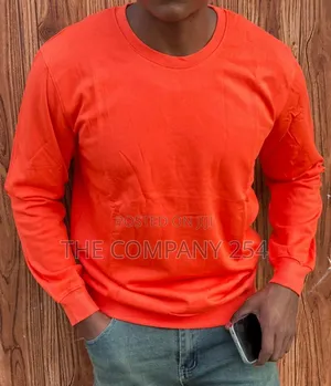 Quality Plain Longsleeve Round Neck Plain Sweat Shirt