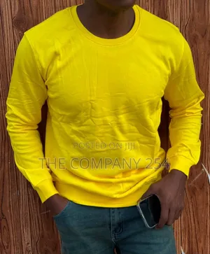 Quality Plain Longsleeve Round Neck Plain Sweat Shirt