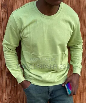 Quality Plain Longsleeve Round Neck Plain Sweat Shirt