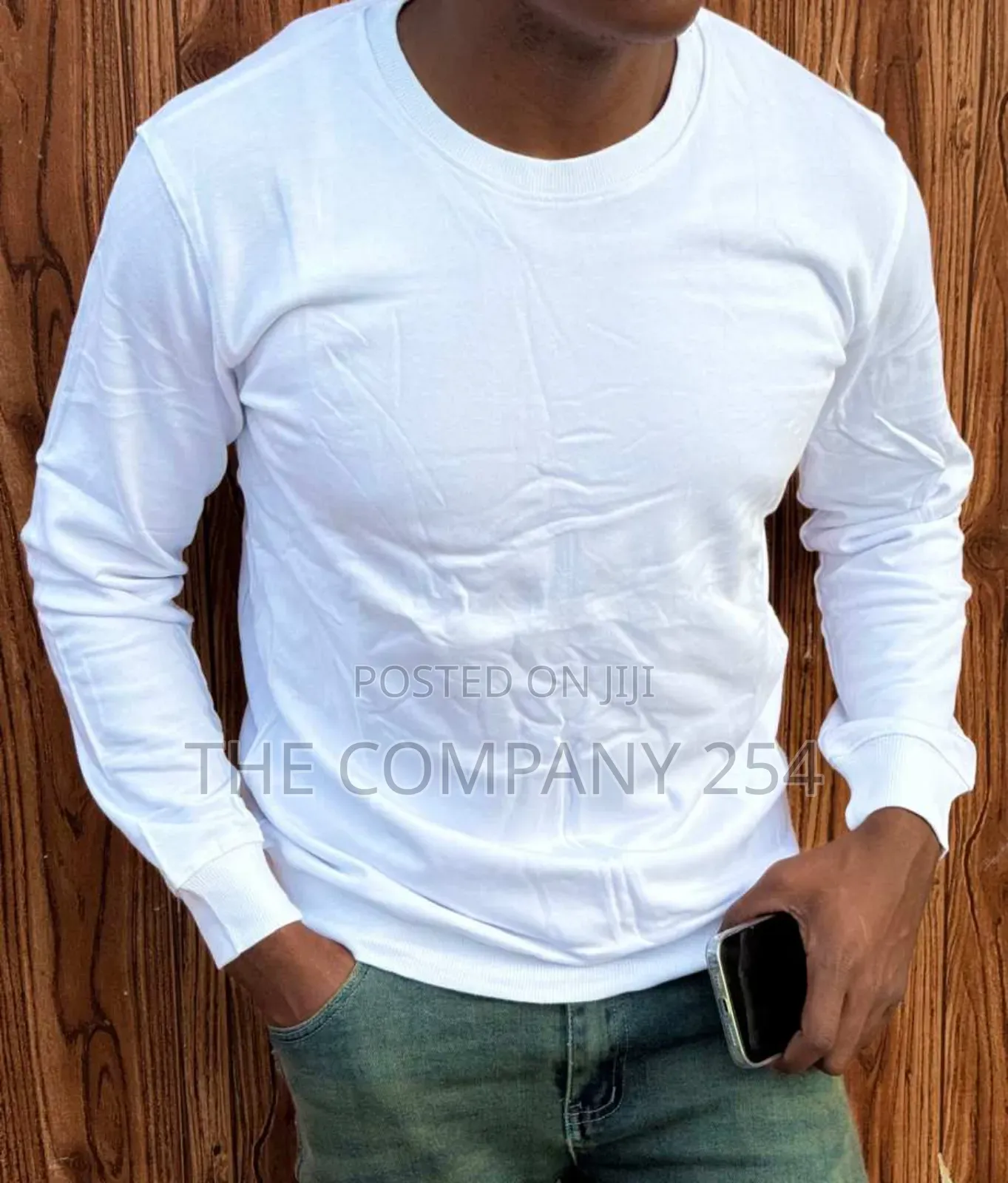 Quality Plain Longsleeve Round Neck Plain Sweat Shirt