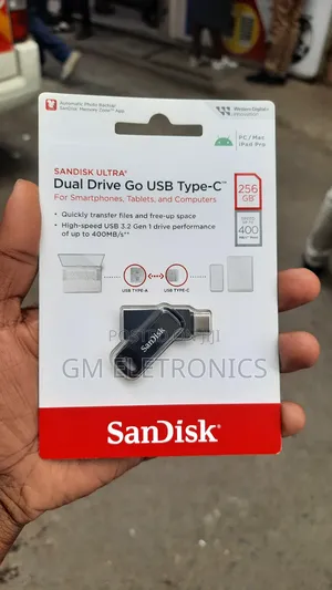 Original 256gb Dual Drive Go Usb Type-C[Otg]