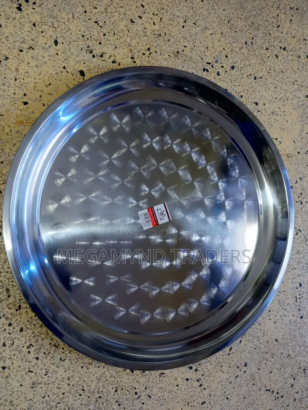 60cm Serving Tray/Sinia/Stainless Steel Tray
