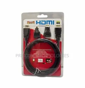 3 in 1 HDMI to Micro Mini HDMI Cable and Adapter Set