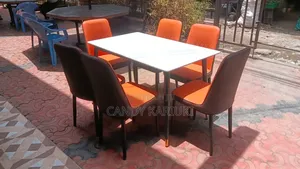 Ideal Pure Marble Dining Table Plus 6 Seats