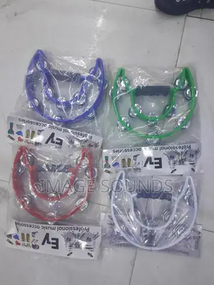 Music Tambourine Blue/Red/White/Green