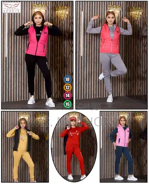 3 Pieces Turkey Quality 8-16 Yrs Clothing Sets
