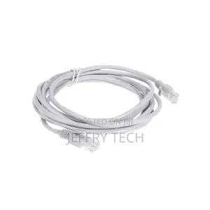 30m Gray Cat6 Ethernet Cable Rj45 + Dc Power CCTV Network La